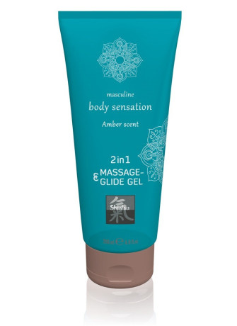 Massage & Glide Gel 2in1 Amber Scent